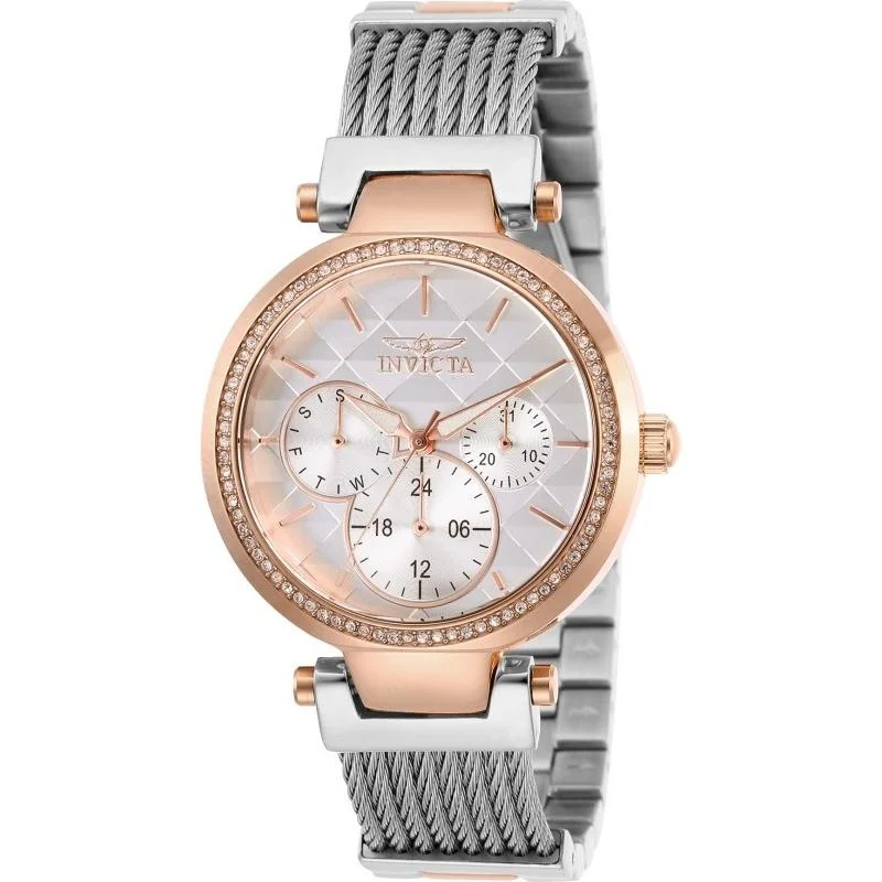 Men's dress watches with slim profile   Invicta Women's 28922 Angel Stainless Steel Watch
