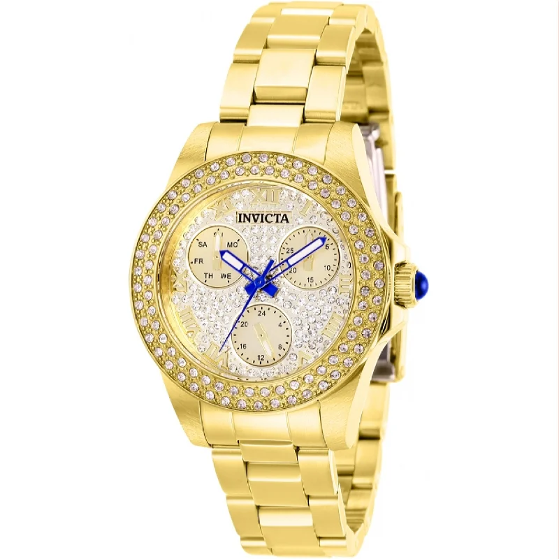 stylish watches for casual wear   Invicta Women's 28477 Angel Stainless Steel Watch