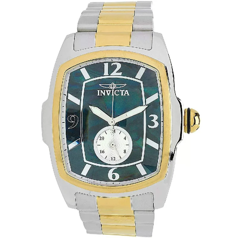 Watches with a stylish look Invicta Men's Watch - Lupah Black Abalone and Silver Tone Dial SS Bracelet | 39818 Watches with a stylish look Invicta Men's Watch - Lupah Black Abalone and Silver Tone Dial SS Bracelet | 39818