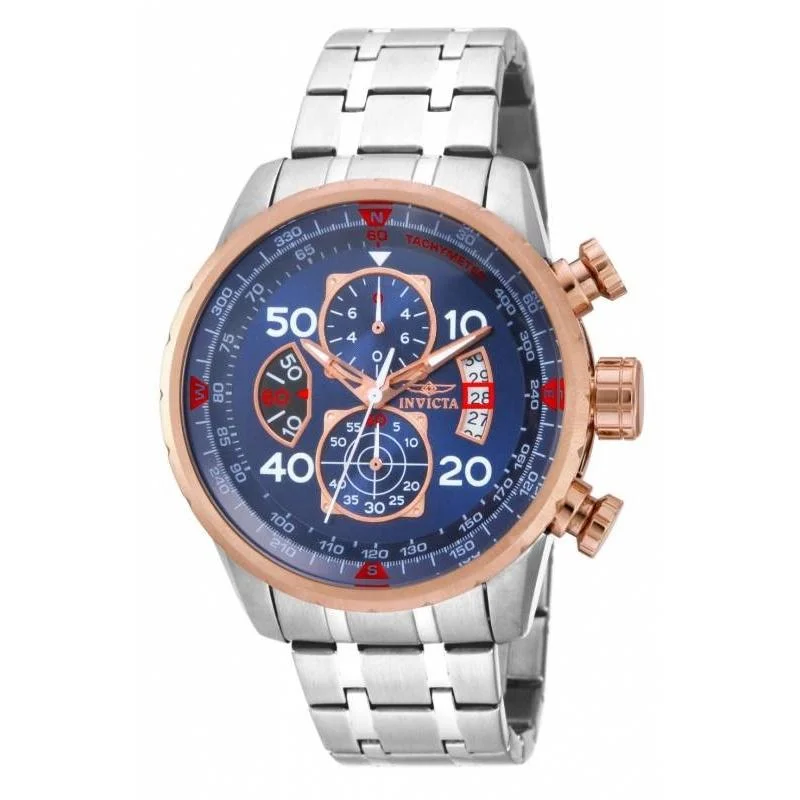 Casual watches for weekend outings   Invicta Men's 17203 Aviator Stainless Steel Watch