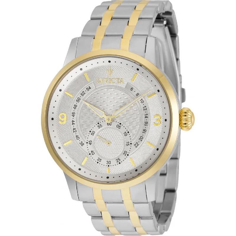 Casual watches for weekend outings Invicta Men's Chronograph Watch - Vintage Quartz Two Tone Steel Bracelet | 36227 Casual watches for weekend outings Invicta Men's Chronograph Watch - Vintage Quartz Two Tone Steel Bracelet | 36227