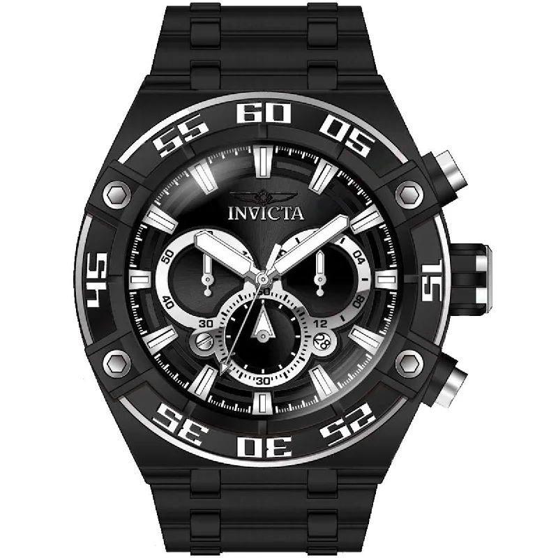 stylish watches for everyday wear Invicta Men's Chrono Watch - Coalition Forces Black and Silver Dial Bracelet | 37645 stylish watches for everyday wear Invicta Men's Chrono Watch - Coalition Forces Black and Silver Dial Bracelet | 37645