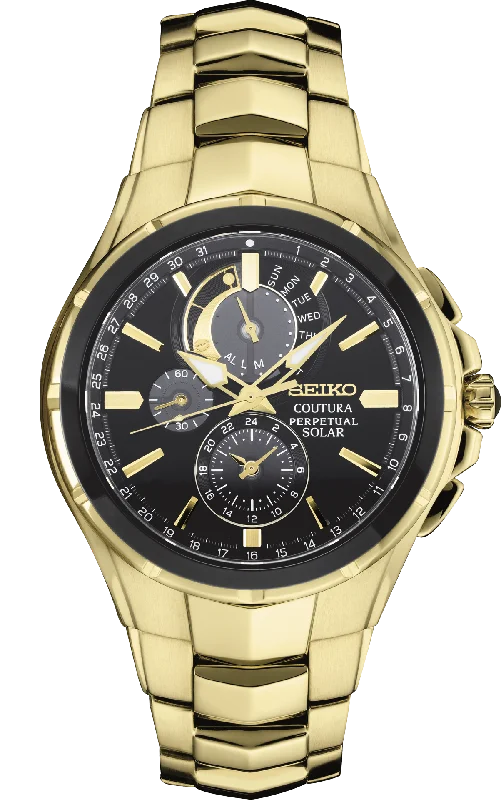 designer watches for special occasions   Seiko Coutura Perpetual Chronograph SSC700