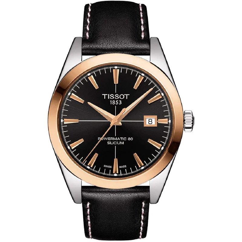 Modern design square dial watches TISSOT GENTLEMAN POWERMATIC 80 SILICIUM 40 MM MEN WATCH T9274074605100 Modern design square dial watches TISSOT GENTLEMAN POWERMATIC 80 SILICIUM 40 MM MEN WATCH T9274074605100