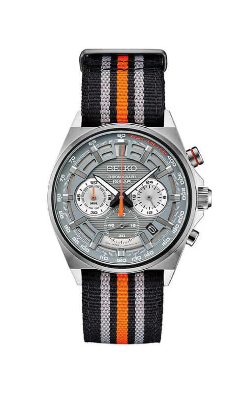Watches with classic style for timeless appeal   SEIKO Chronograph Quartz Grey Dial SSB403P1
