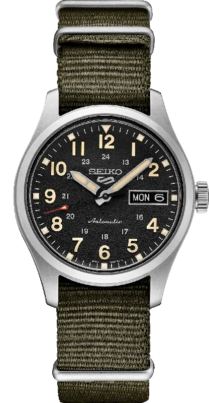 Modern design square dial watches   Seiko 5 Sports SRPJ85