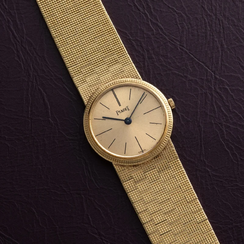 stylish watches for casual wear   Piaget '18K Yellow Gold Dress Watch