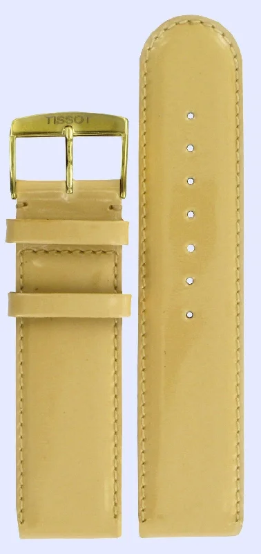 Vintage style quartz watches   Tissot T71332371 Watch Band T600013556 Light Brown Leather 22 mm Roseville