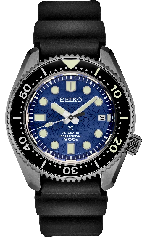 Luxury quartz watches with high-end movements   Seiko Prospex Seigaiha-Inspired U.S. Special Edition SLA053