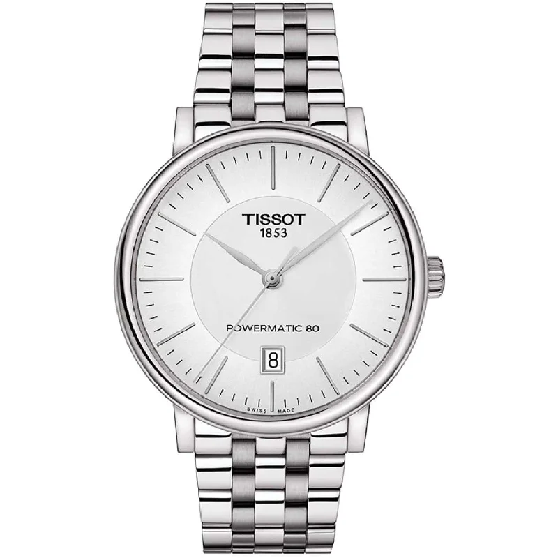 Watches for special occasions TISSOT CARSON PREMIUM POWERMATIC 80 AUTOMATIC 40 MM MEN WATCH T1224071103100 Watches for special occasions TISSOT CARSON PREMIUM POWERMATIC 80 AUTOMATIC 40 MM MEN WATCH T1224071103100