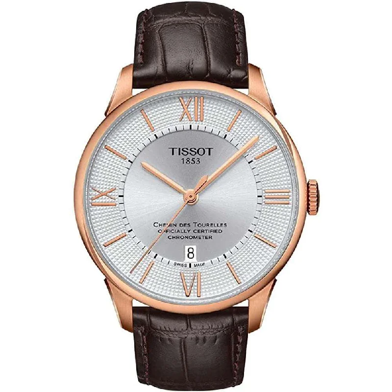 classic pocket watches for collectors   TISSOT CHEMIN DES TOURELLES CHRONOMETER 42 MM MEN WATCH T0994083603800