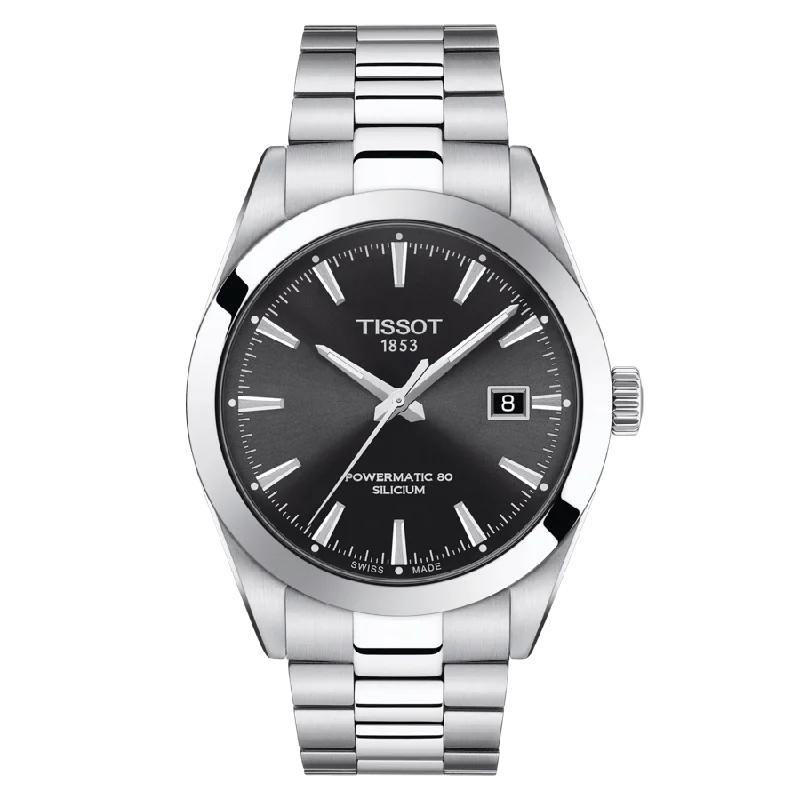 Watches with adjustable straps for a perfect fit   Tissot Gentleman Powermatic 80