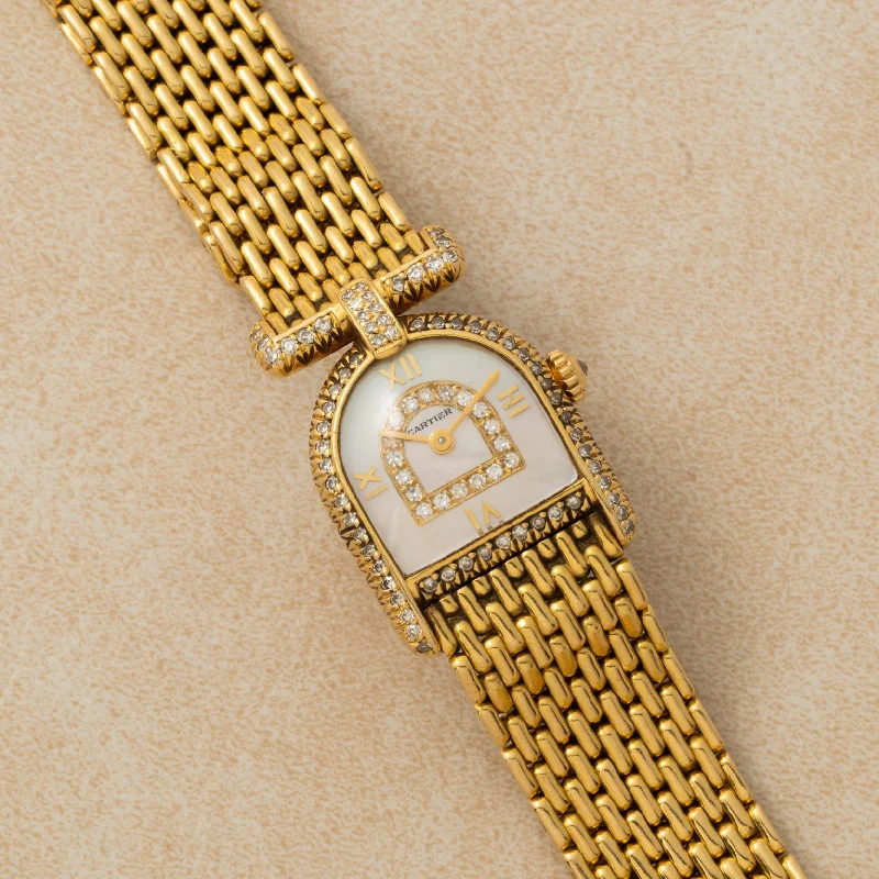 Formal watches for business people   Cartier Calandre Diamond