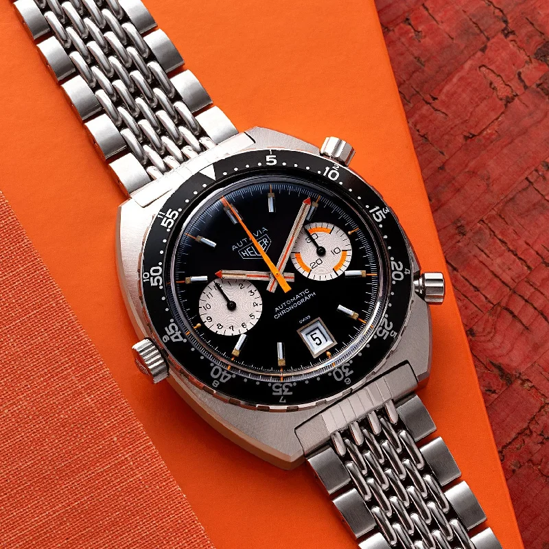 best luxury watches for men   Heuer Autavia 'Orange Boy'