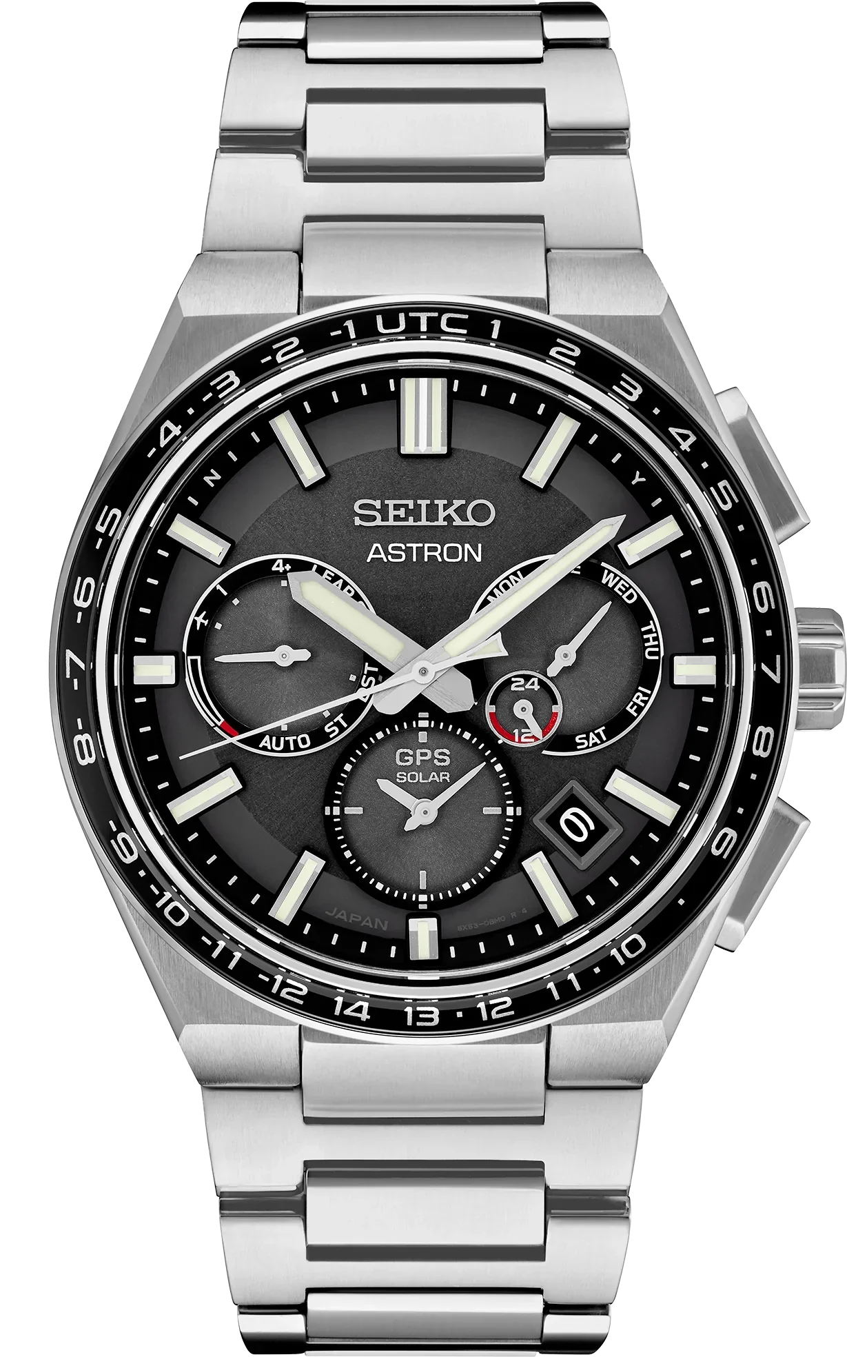 Men's dress watches with slim profile   Seiko Astron Titanium SSH111