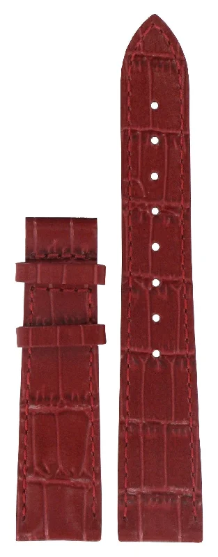 Formal watches for business people Tissot T22146681 Watch Band T610020567 Red Leather 17 mm PRC 100 Formal watches for business people Tissot T22146681 Watch Band T610020567 Red Leather 17 mm PRC 100