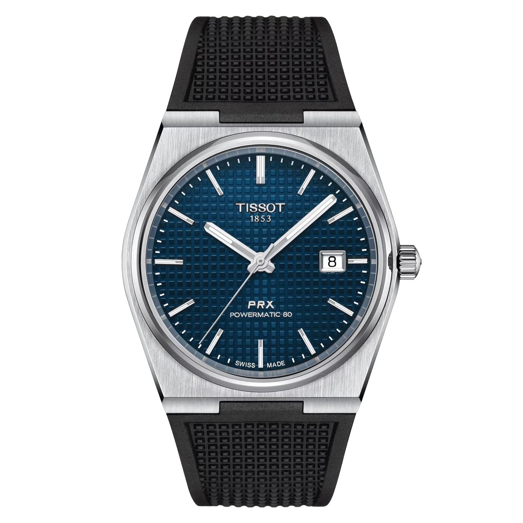 watches with custom engravings for gifts   Tissot PRX Powermatic 80