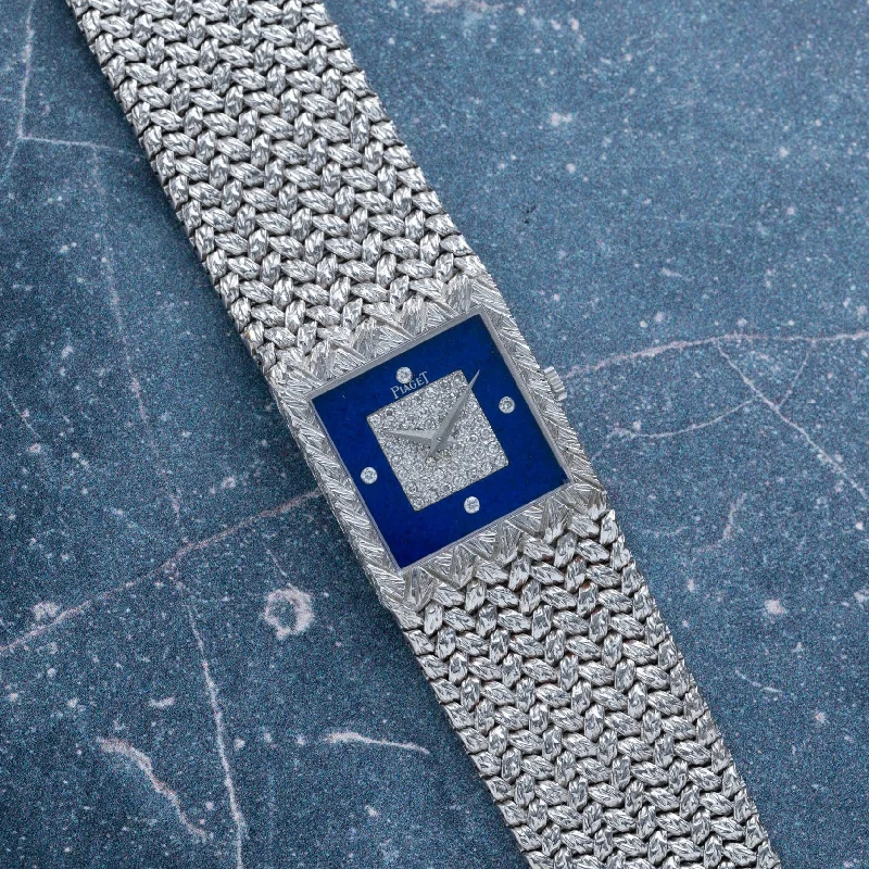 Watches with classic style for timeless appeal   Piaget Tradition 'Lapis Lazuli' Diamond Dress Watch