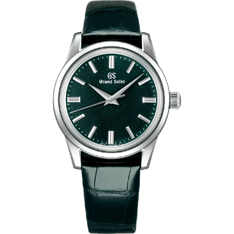 minimalistic watches for men with leather bands   Grand Seiko Elegance Collection - SBGW285