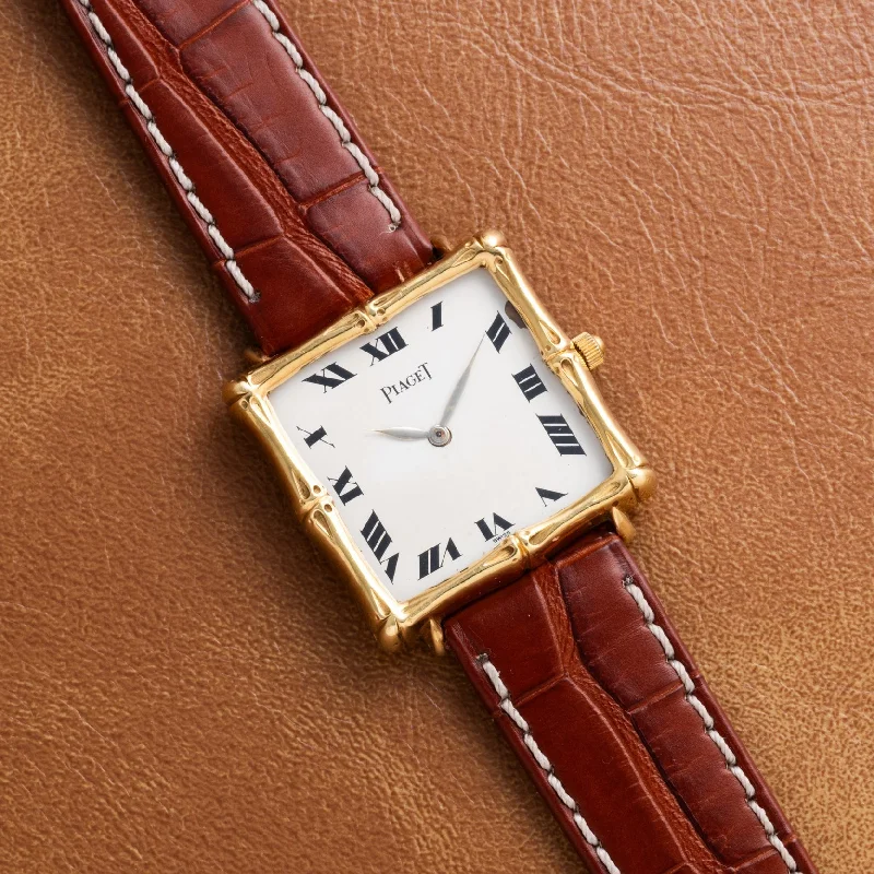 Men's dress watches with slim profile   Piaget 'Bamboo' Dress Watch