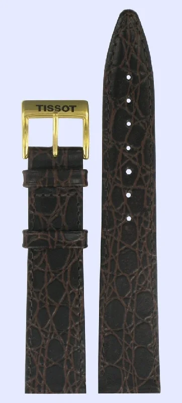 Watches with a stylish look   Tissot A660/760K - SEASTAR II Watch Band T600013310 Dark Brown Leather 18 mm Desire