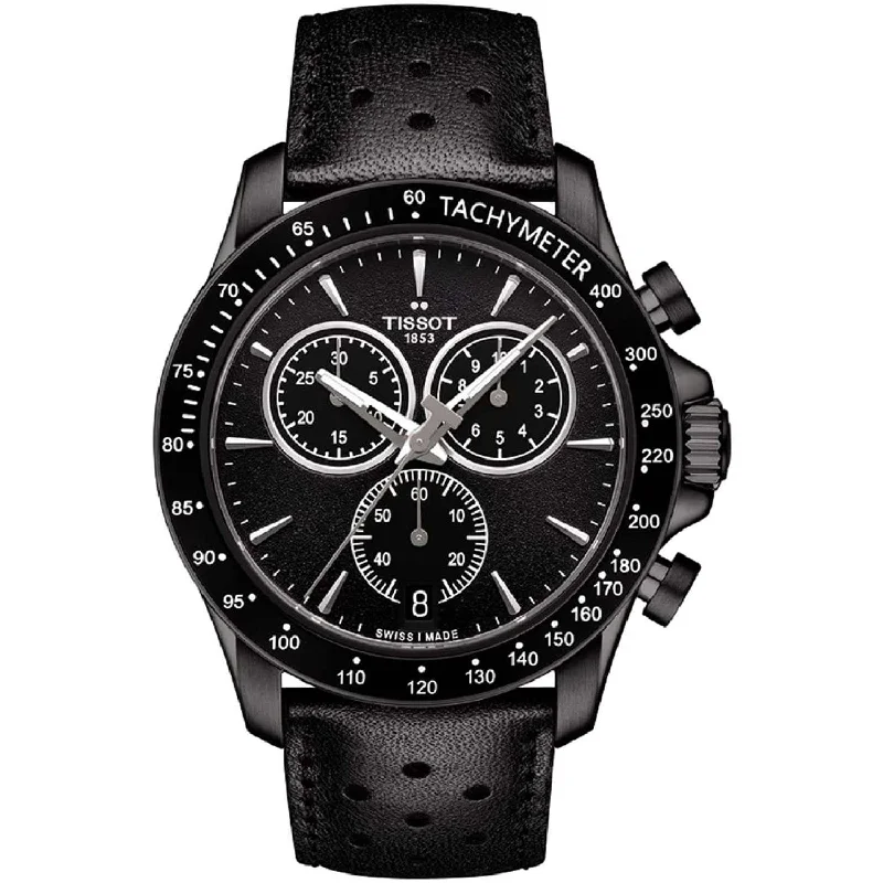 stylish watches for casual wear   TISSOT V8 QUARTZ CHRONOGRAPH 43 MM MEN WATCH T1064173605100