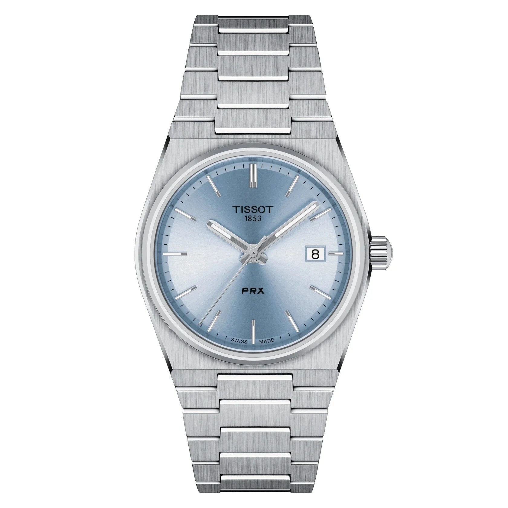 minimalistic watches for men with leather bands   Tissot PRX 35